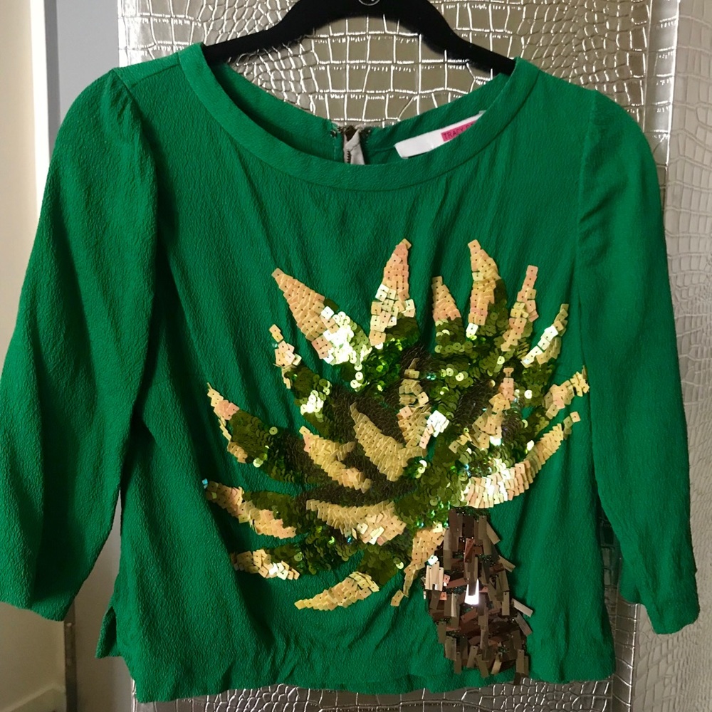 Tracy Reese embellished top ⚜️🌴
